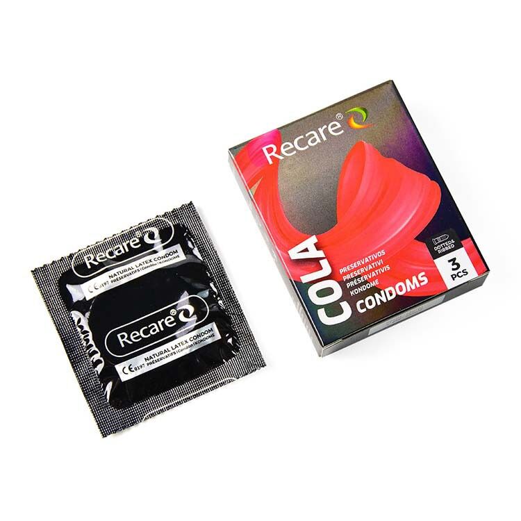 Презервативи Recare Cola Dotted&Ribbed Condoms