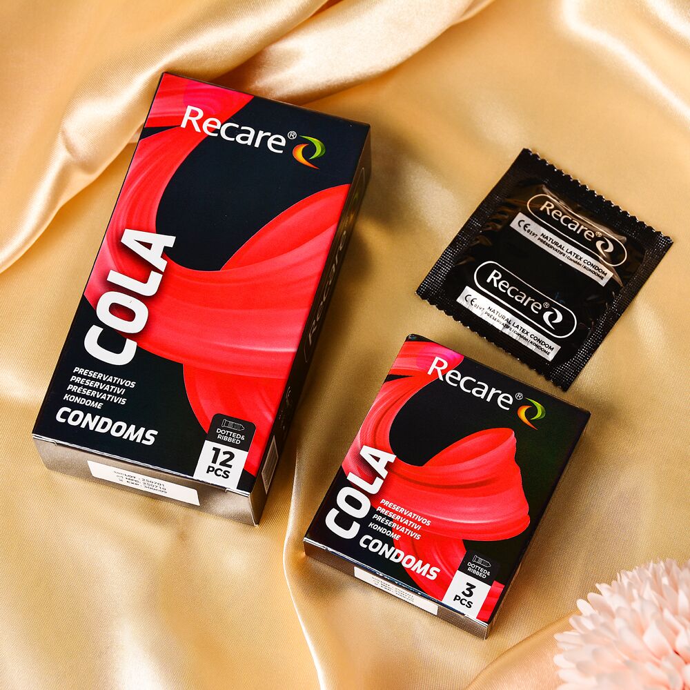 Презервативи Recare Cola Dotted&Ribbed Condoms