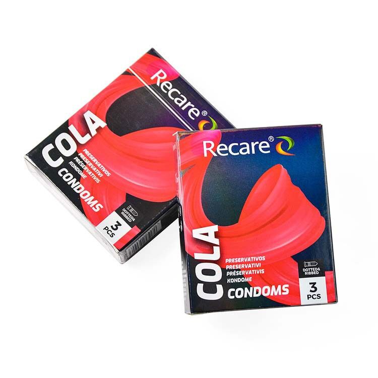 Презервативи Recare Cola Dotted&Ribbed Condoms