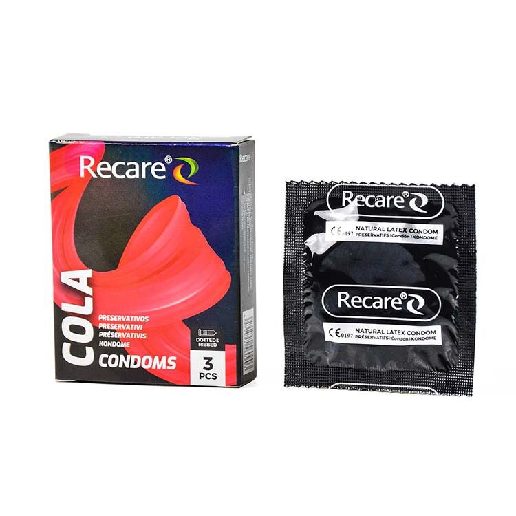 Презервативи Recare Cola Dotted&Ribbed Condoms