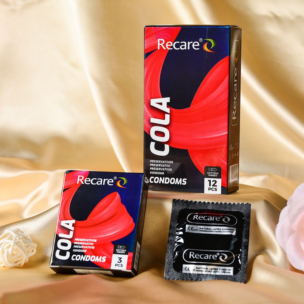 Презервативи Recare Cola Dotted&Ribbed Condoms