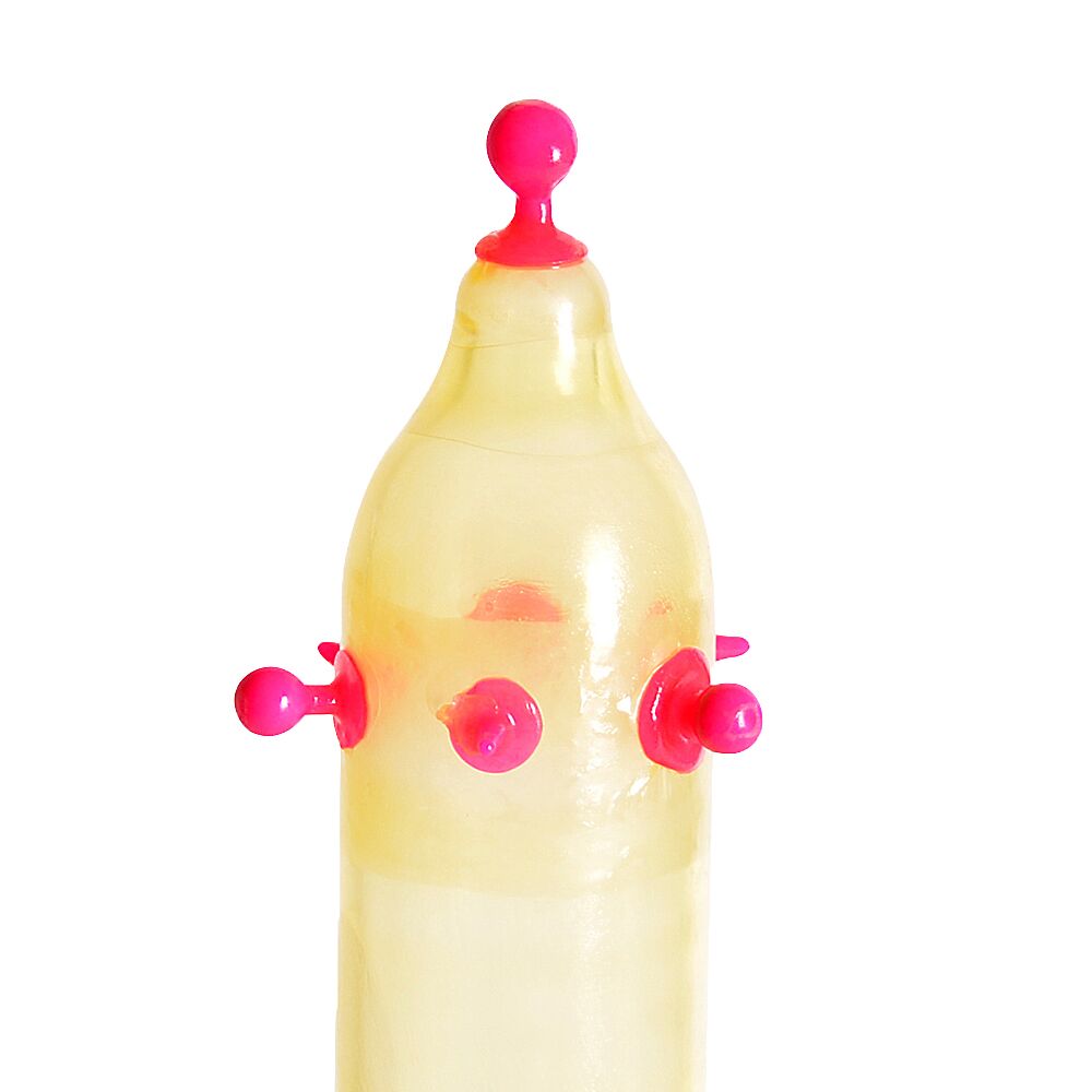 Презервативи Recare Pink Monster Spike Condoms