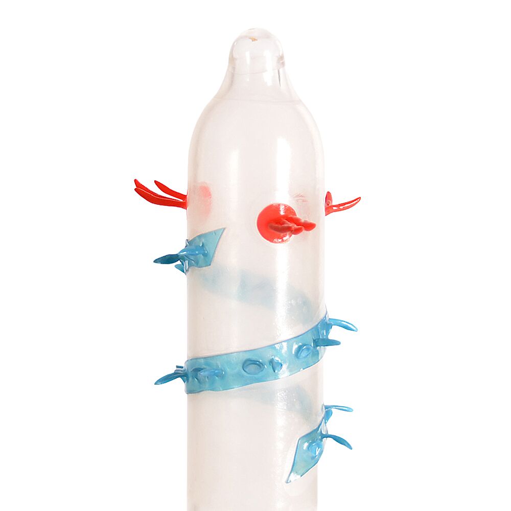 Презервативи Recare Blue Monster Spike Condoms