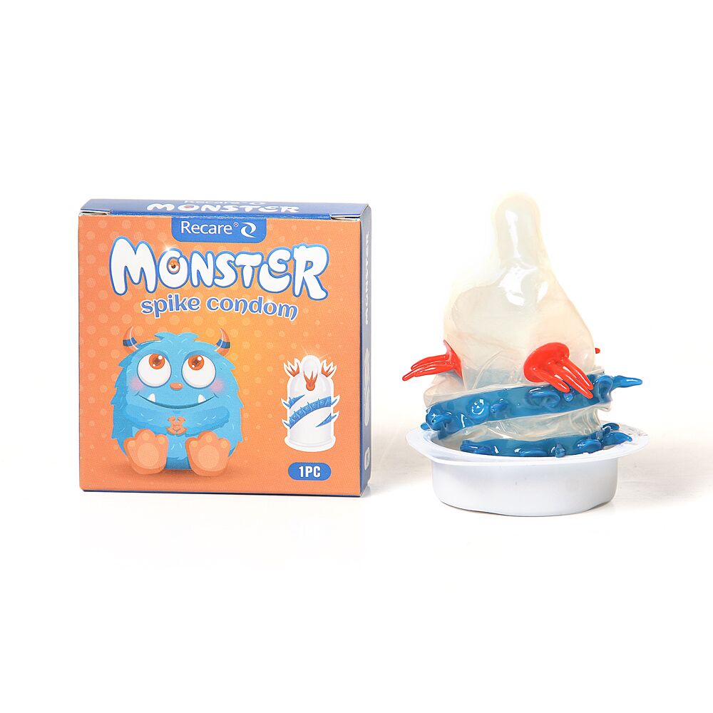 Презервативи Recare Blue Monster Spike Condoms