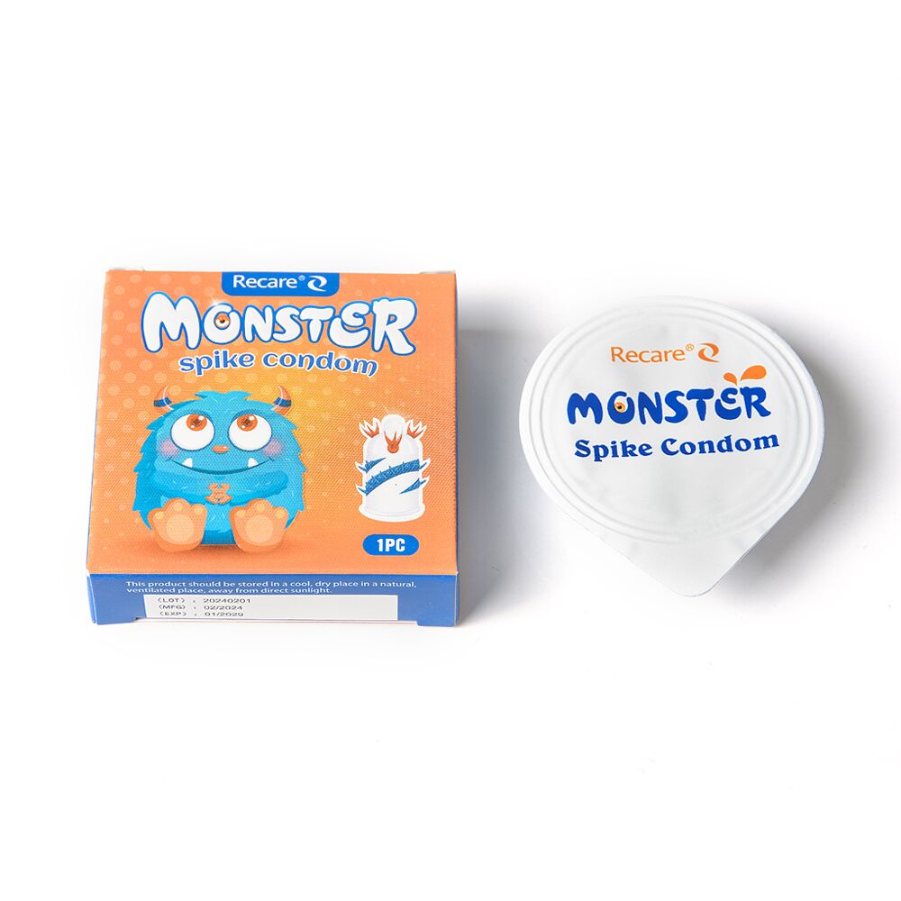 Презервативи Recare Blue Monster Spike Condoms