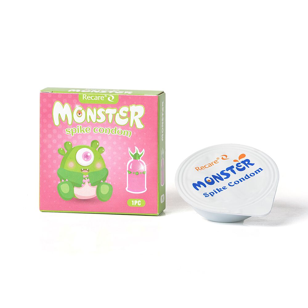 Презервативи Recare Green Monster Spike Condoms