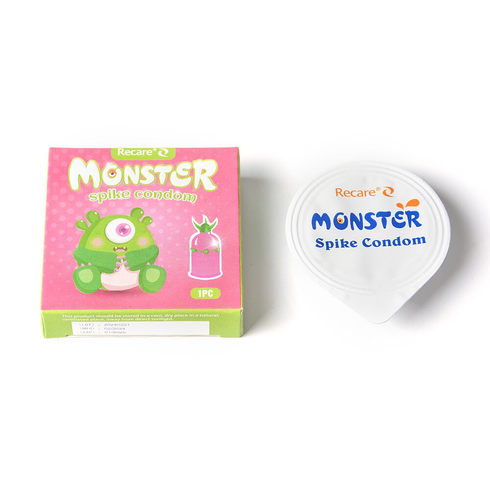Презервативи Recare Green Monster Spike Condoms