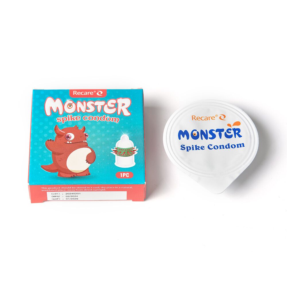 Презервативи Recare Red Monster Spike Condoms