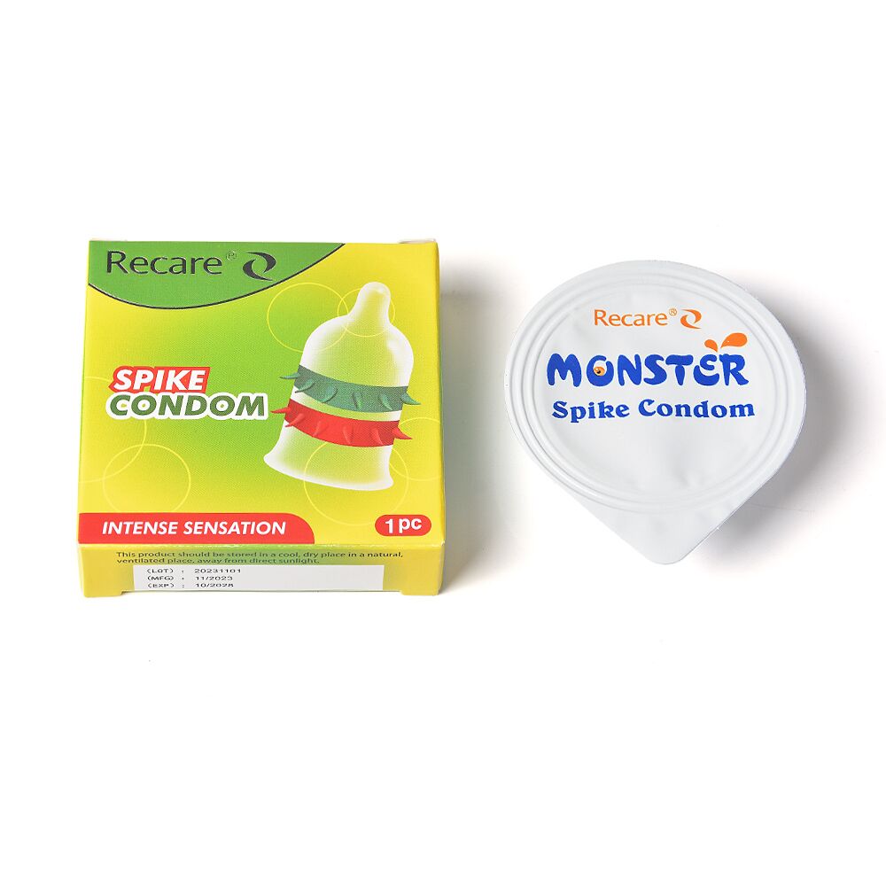 Презервативи Recare Spike Condoms Green (презерватив