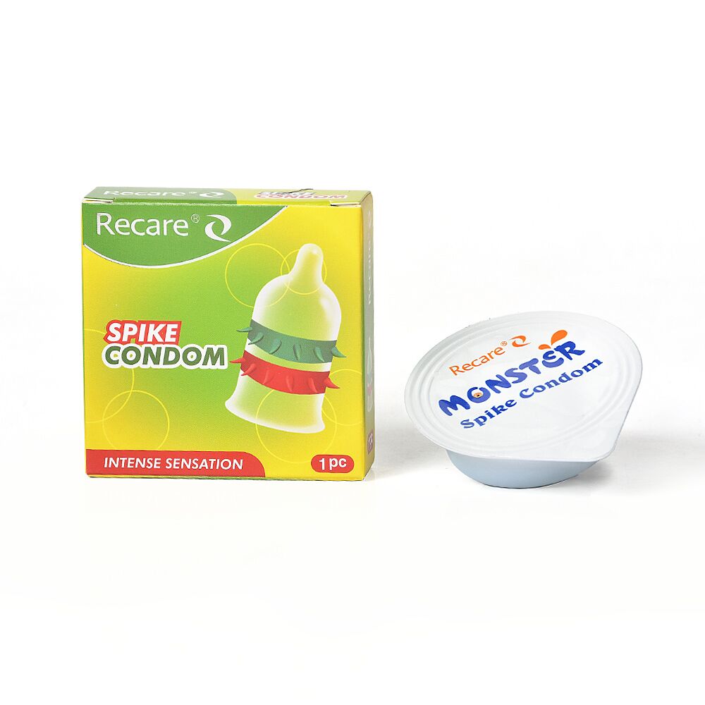 Презервативи Recare Spike Condoms Green (презерватив