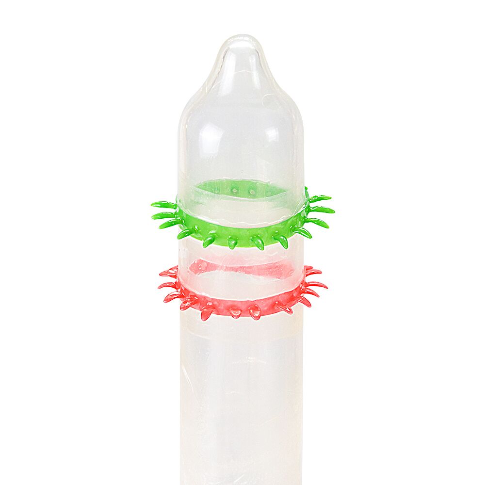 Презервативи Recare Spike Condoms Green (презерватив