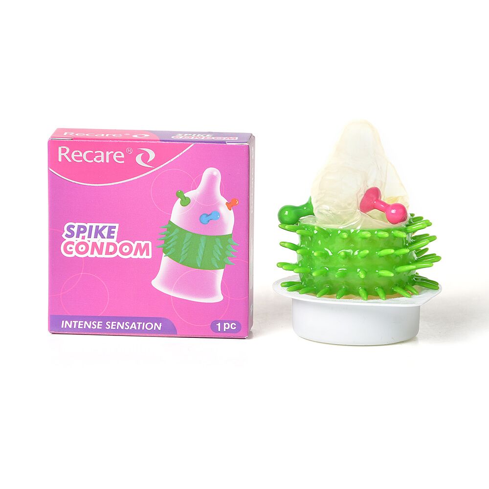 Презервативи Recare Spike Condoms Pink (презерватив