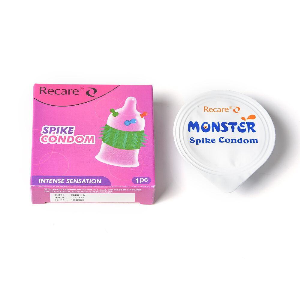 Презервативи Recare Spike Condoms Pink (презерватив