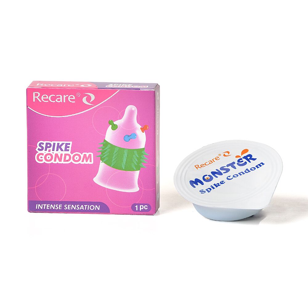 Презервативи Recare Spike Condoms Pink (презерватив