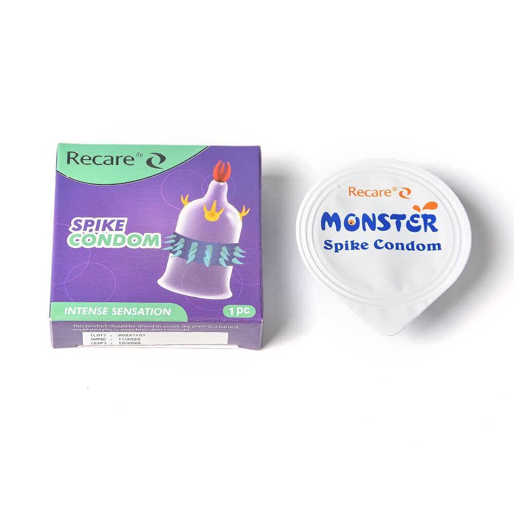 Презервативи Recare Spike Condoms Purple (презерватив
