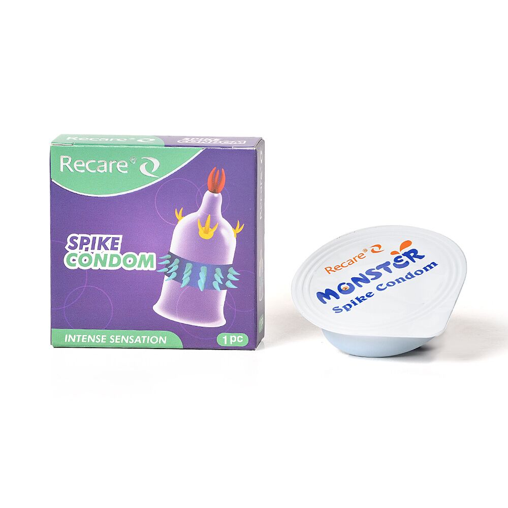 Презервативи Recare Spike Condoms Purple (презерватив