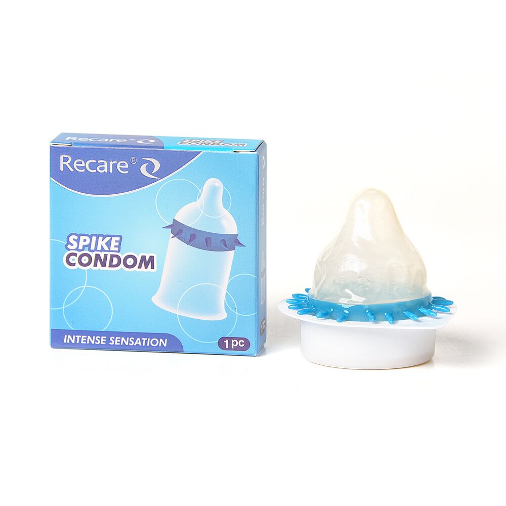 Презервативи Recare Spike Condoms Blue (презерватив