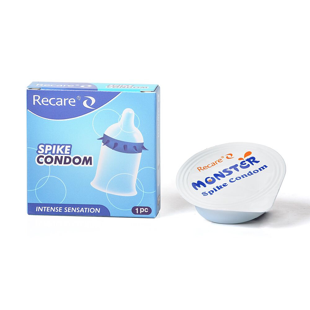 Презервативи Recare Spike Condoms Blue (презерватив