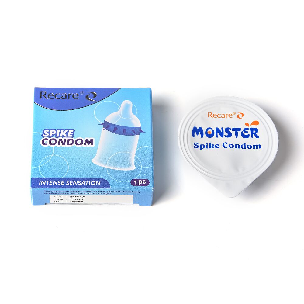 Презервативи Recare Spike Condoms Blue (презерватив