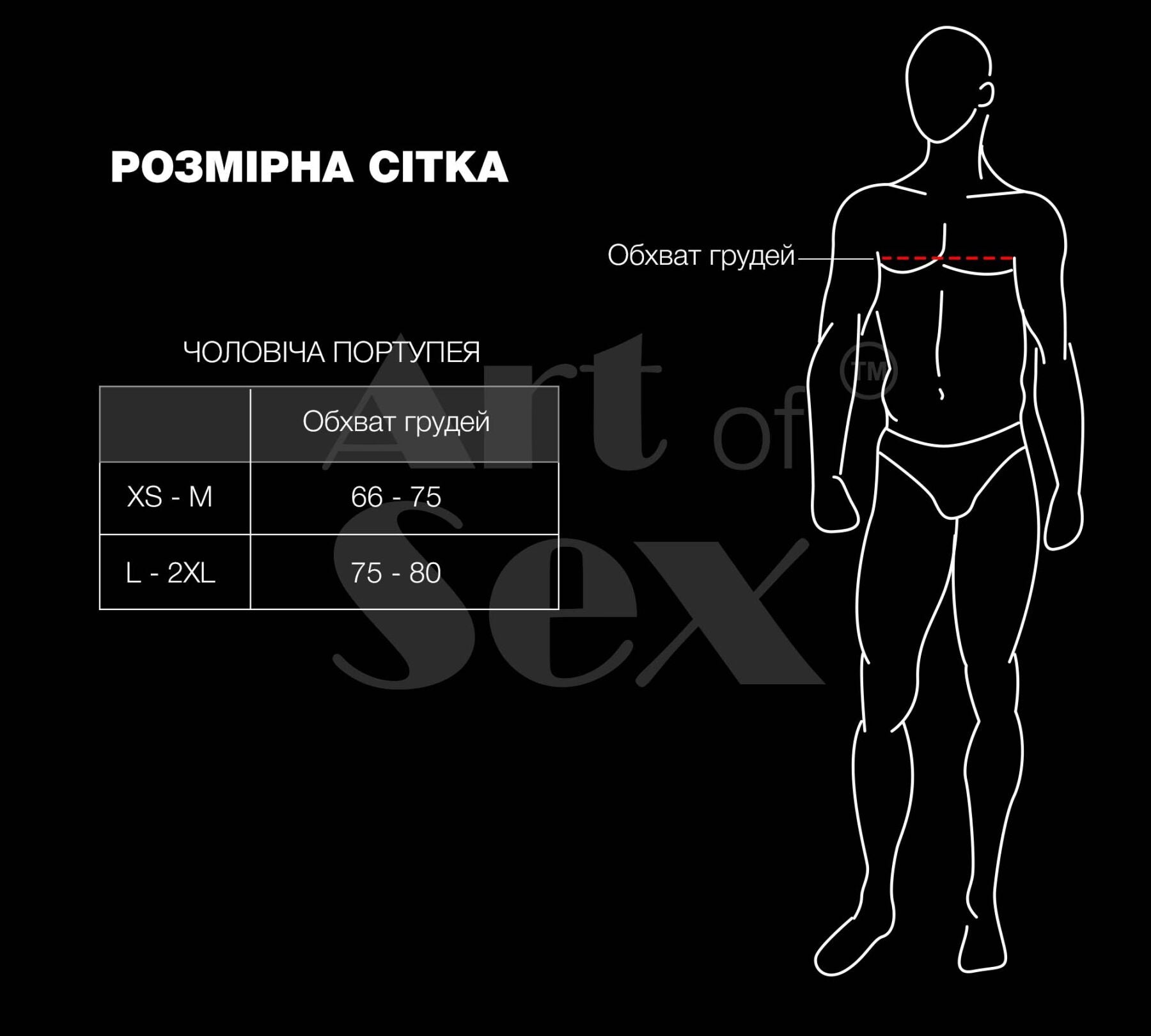 Чоловіча портупея Art of Sex Spartacus