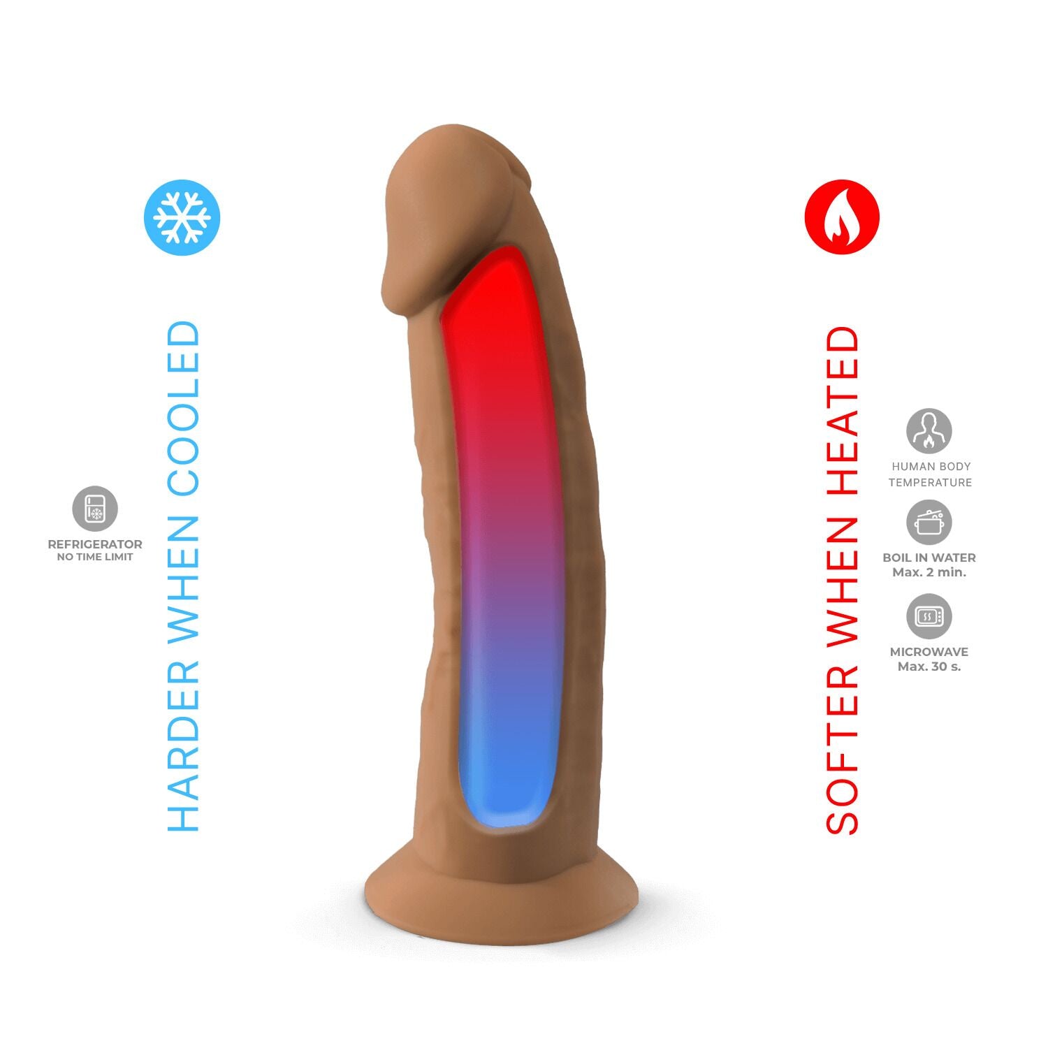 Фалоімітатор SilexD Henry Caramel MODEL 2 size 7.5in