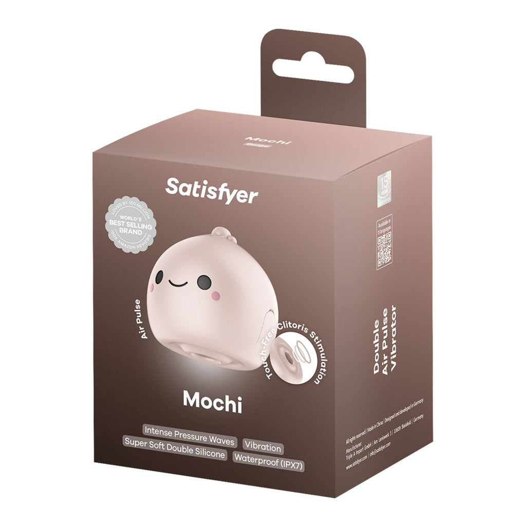 Вакуумний кліторальний стимулятор Satisfyer Mochi Beige
