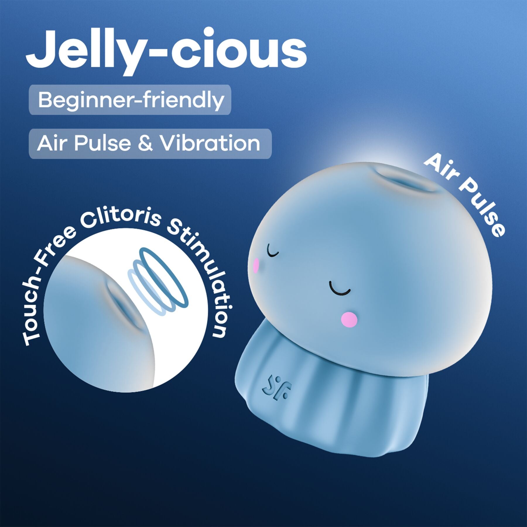 Вакуумний кліторальний стимулятор Satisfyer Jelly-cious