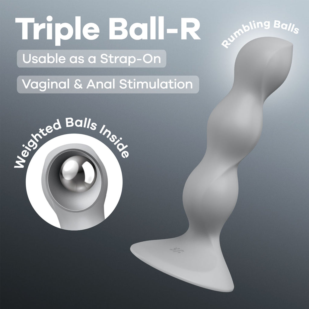 Анальний стимулятор-намистини Satisfyer Triple Ball-R