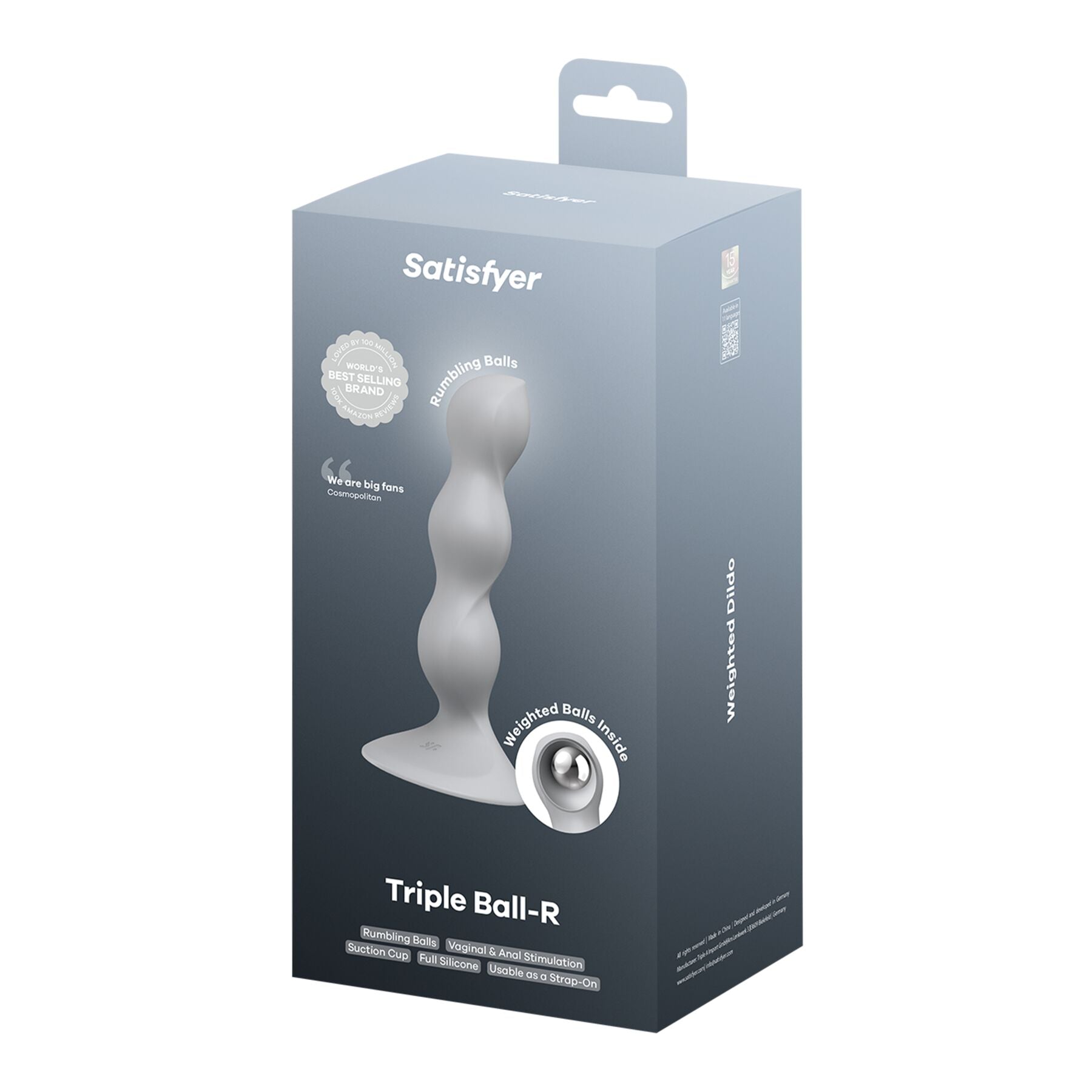 Анальний стимулятор-намистини Satisfyer Triple Ball-R