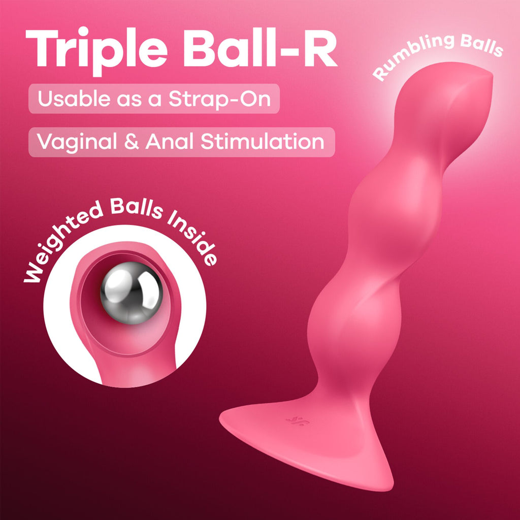 Анальний стимулятор-намистини Satisfyer Triple Ball-R