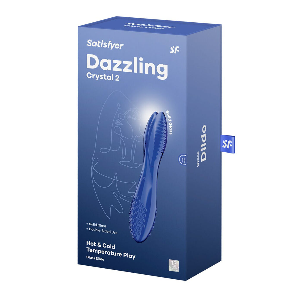 Двосторонній скляний дилдо Satisfyer Dazzling Crystal 2