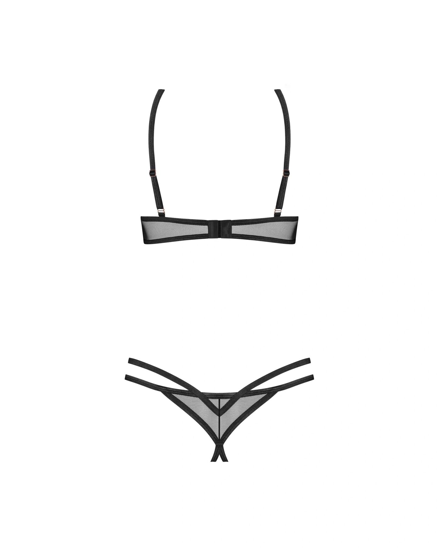 Комплект Obsessive Euridia 2-pcs crotchless set