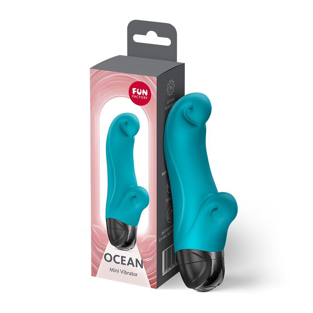 Вібратор-кролик Fun Factory OCEAN Aquamarine