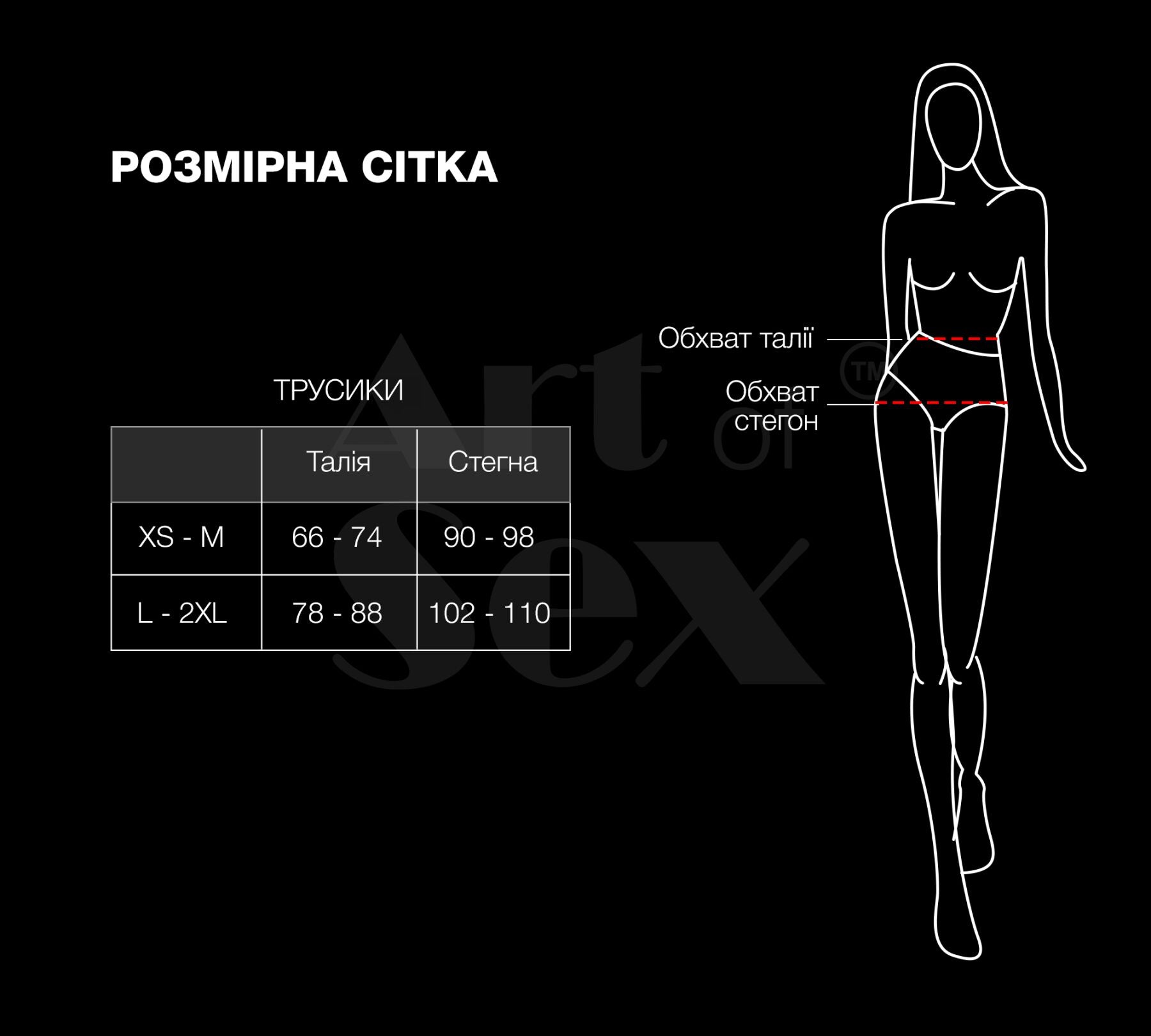 Сексуальні відкриті трусики Art of Sex Isabell