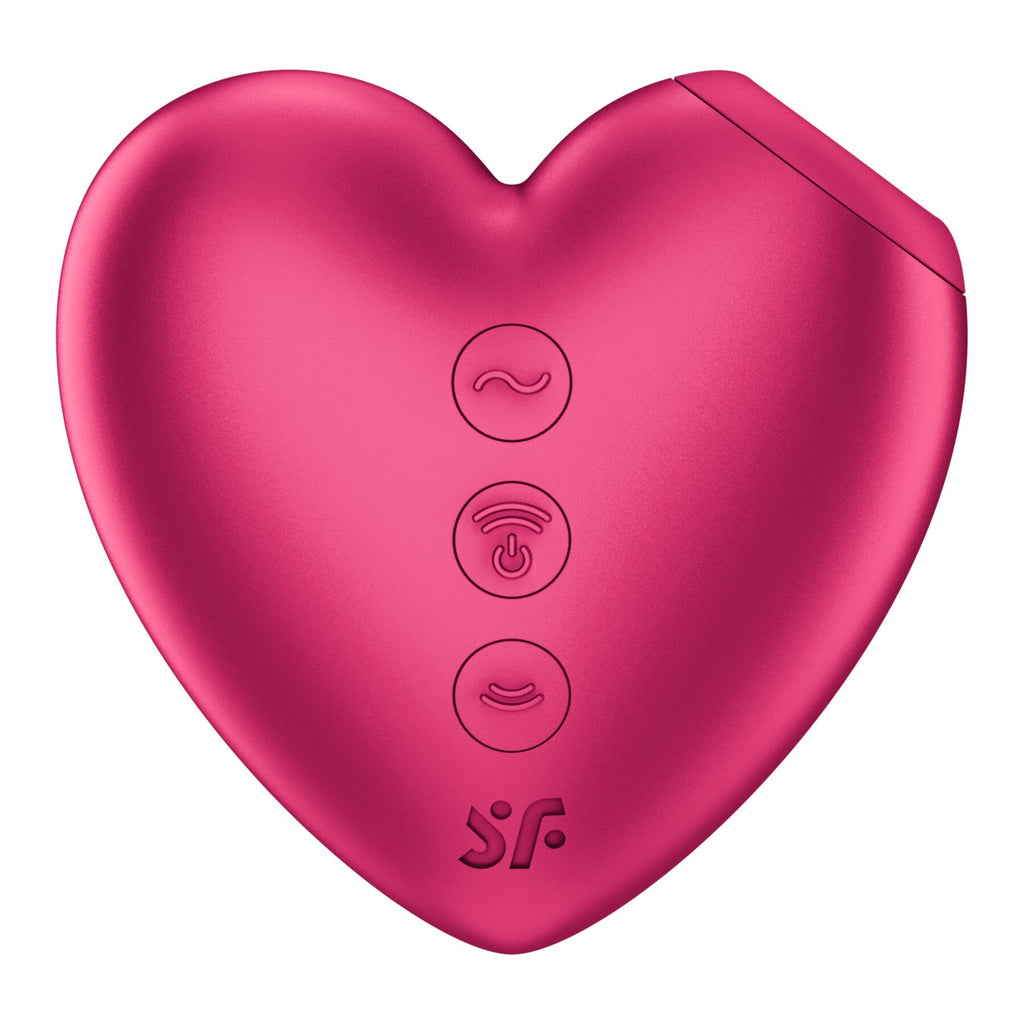 Вакуумний стимулятор-серце з вібрацією Satisfyer Cutie Heart Battery Series