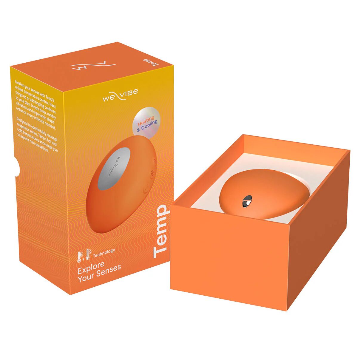 Вібратор We-Vibe Temp Tangerine