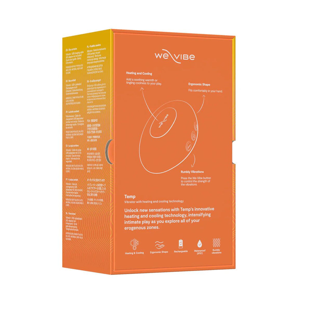 Вібратор We-Vibe Temp Tangerine