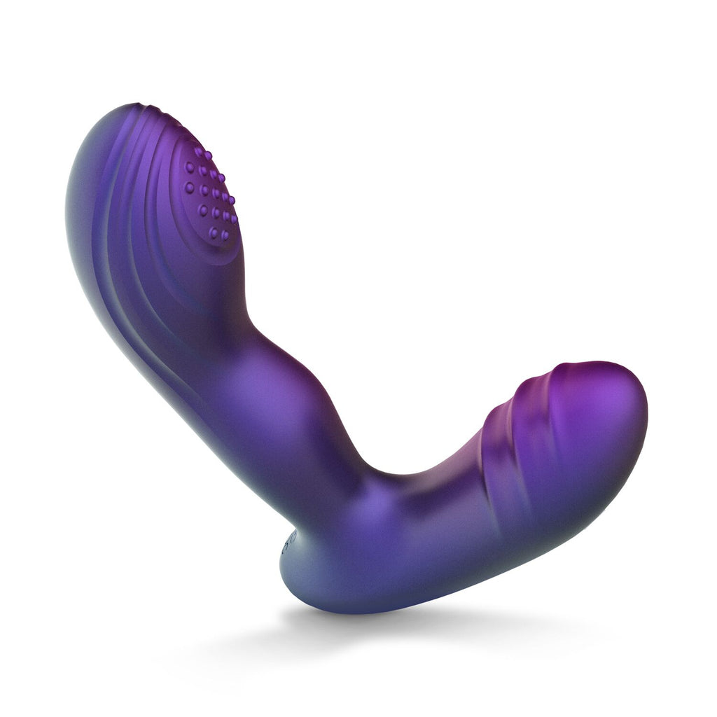 Анальна вібропробка з пульсацією Hueman Galaxy Tapping Buttplug