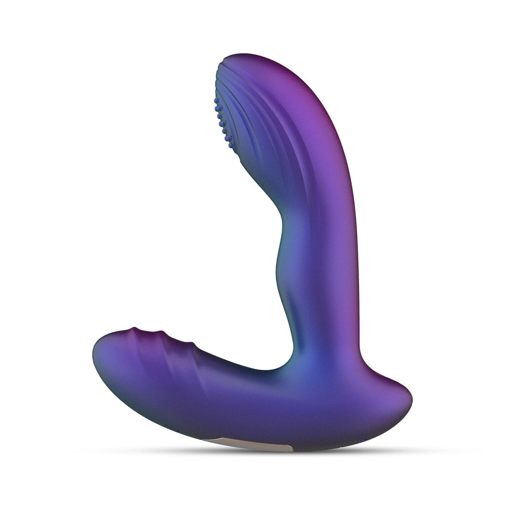 Анальна вібропробка з пульсацією Hueman Galaxy Tapping Buttplug