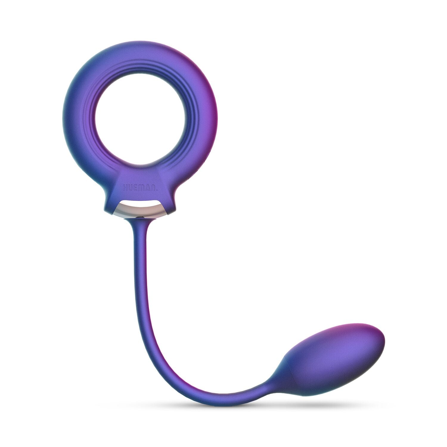 Ерекційне віброкільце з віброяйцем Hueman Eclipse Anal Vibrator