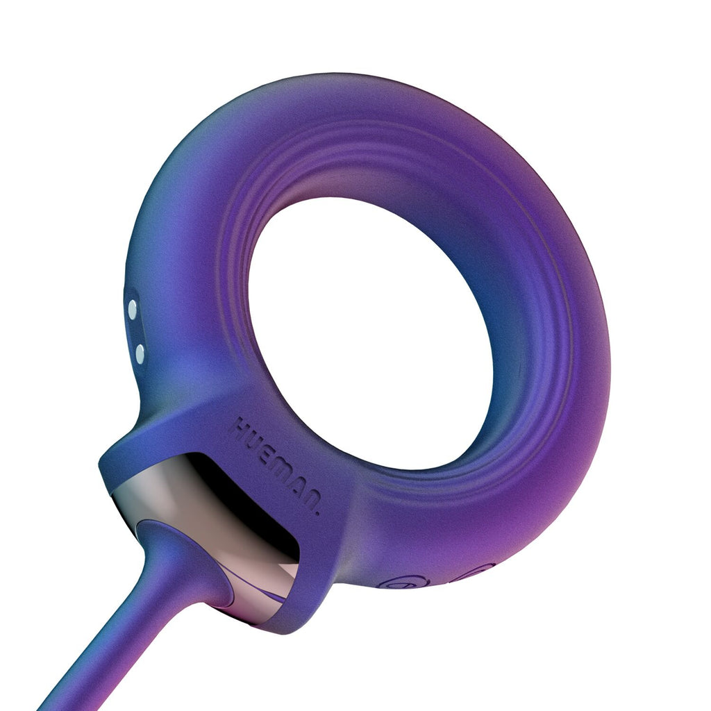 Ерекційне віброкільце з віброяйцем Hueman Eclipse Anal Vibrator