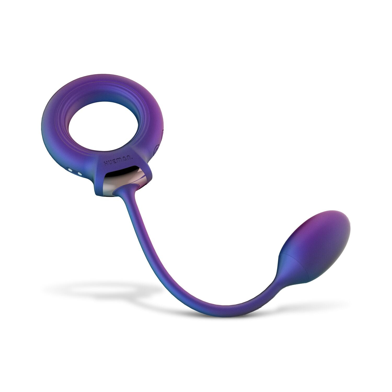 Ерекційне віброкільце з віброяйцем Hueman Eclipse Anal Vibrator