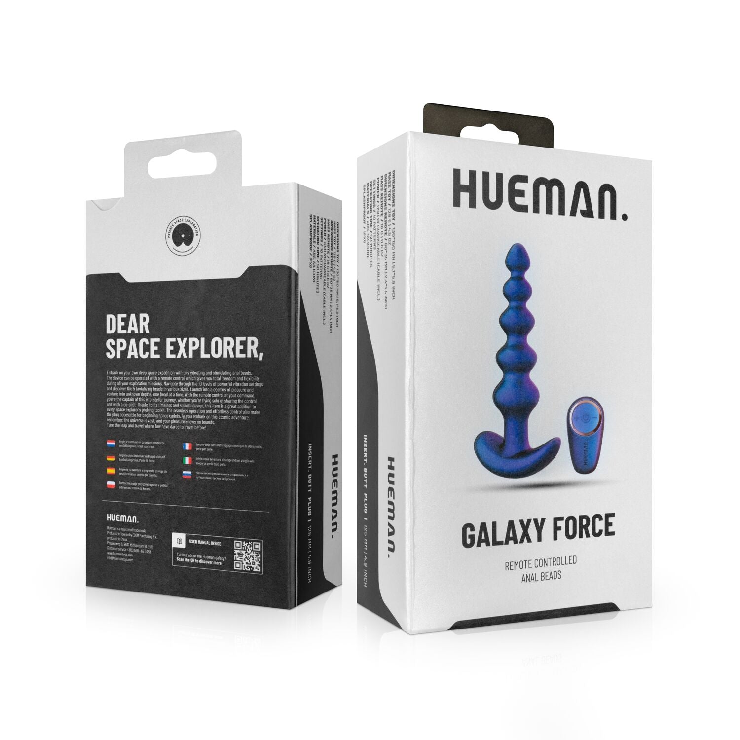 Анальний вібратор Hueman Galaxy Force Anal