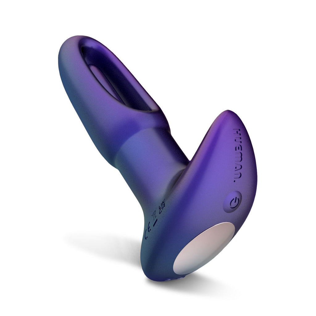 Анальна пробка з віброязичком Hueman Voyager Butt Plug