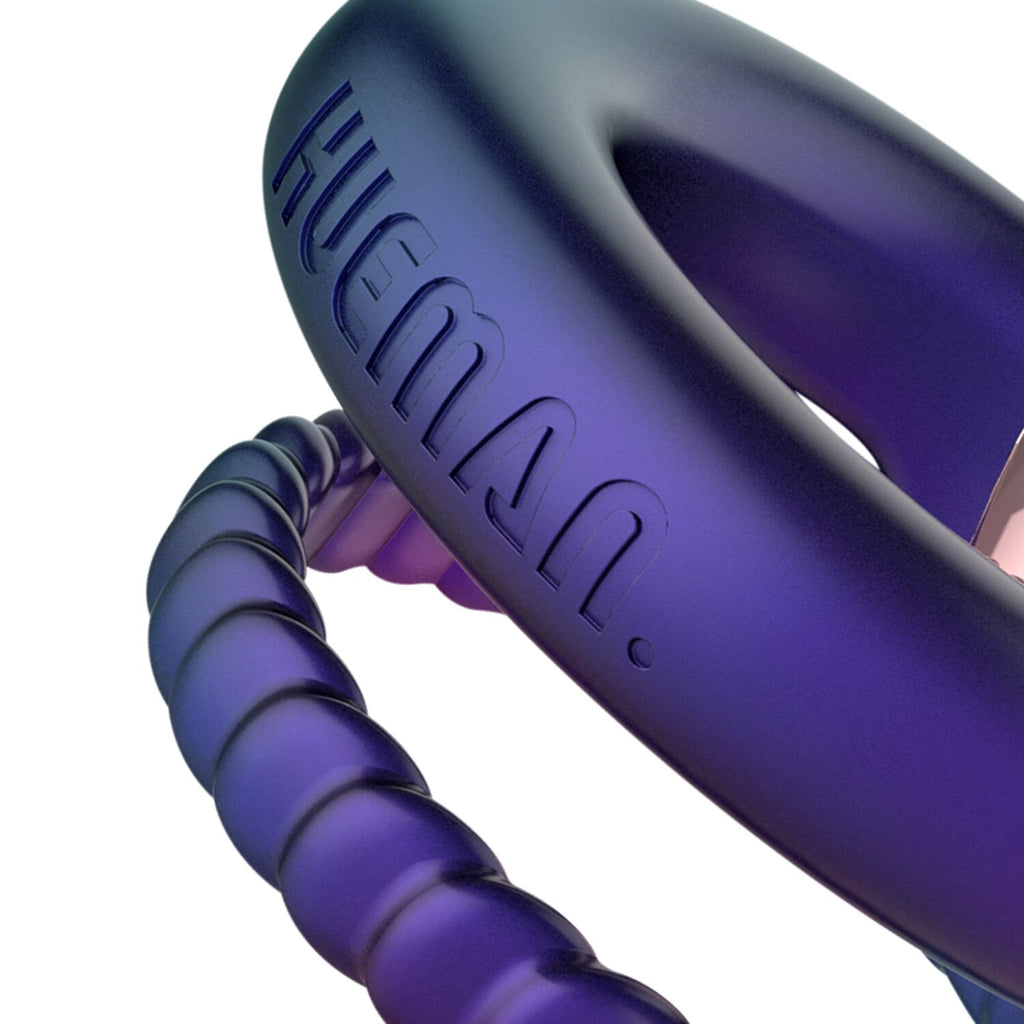 Ерекційне віброкільце Hueman Jupiter Vibrating Cock and Ball Ring