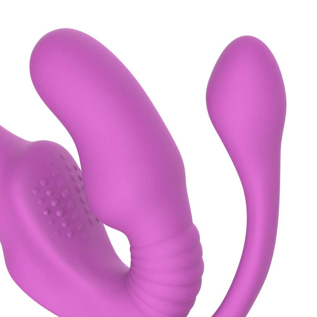 Безремінний страпон с анальною вставкою Teazers Strapless Strap-On with