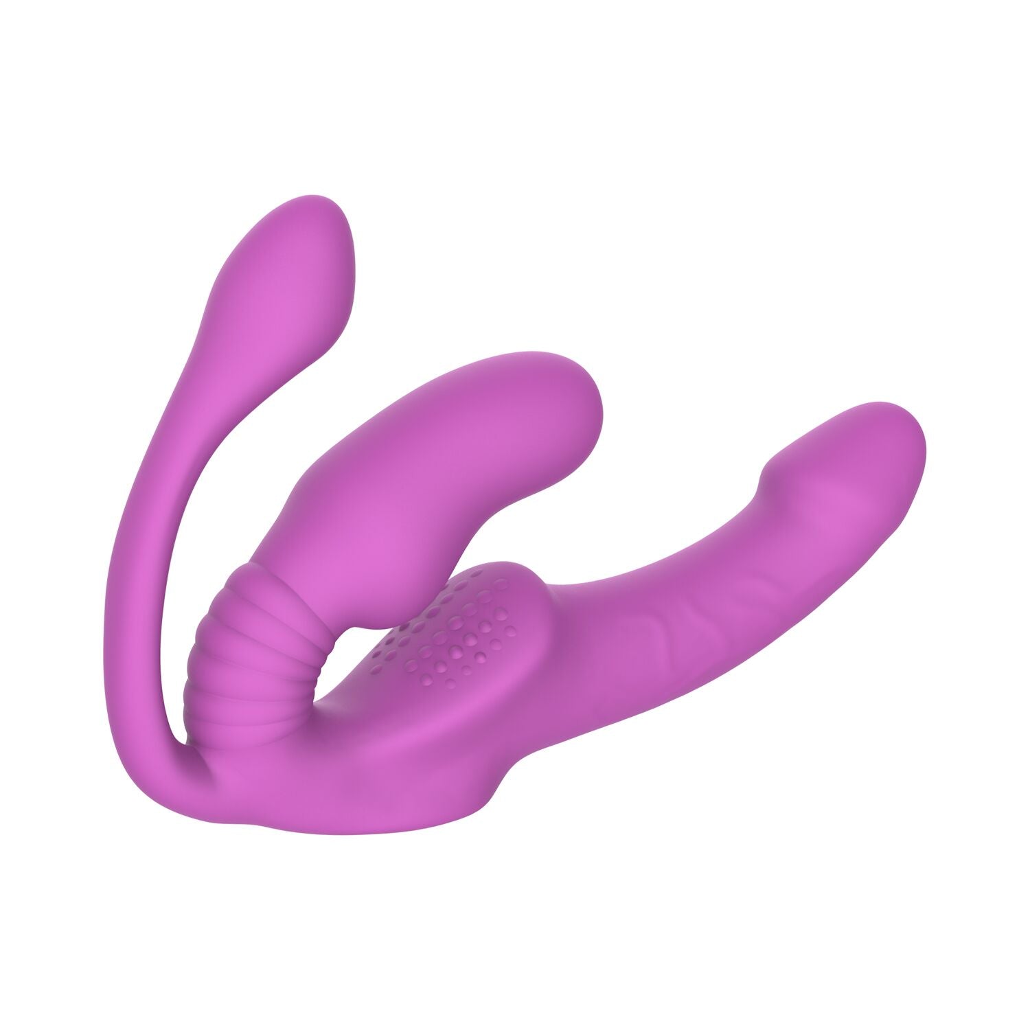 Безремінний страпон с анальною вставкою Teazers Strapless Strap-On with