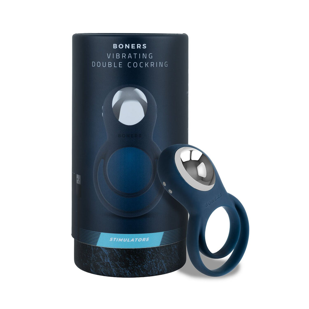 Ерекційне кільце Boners Vibrating Double Cock Ring