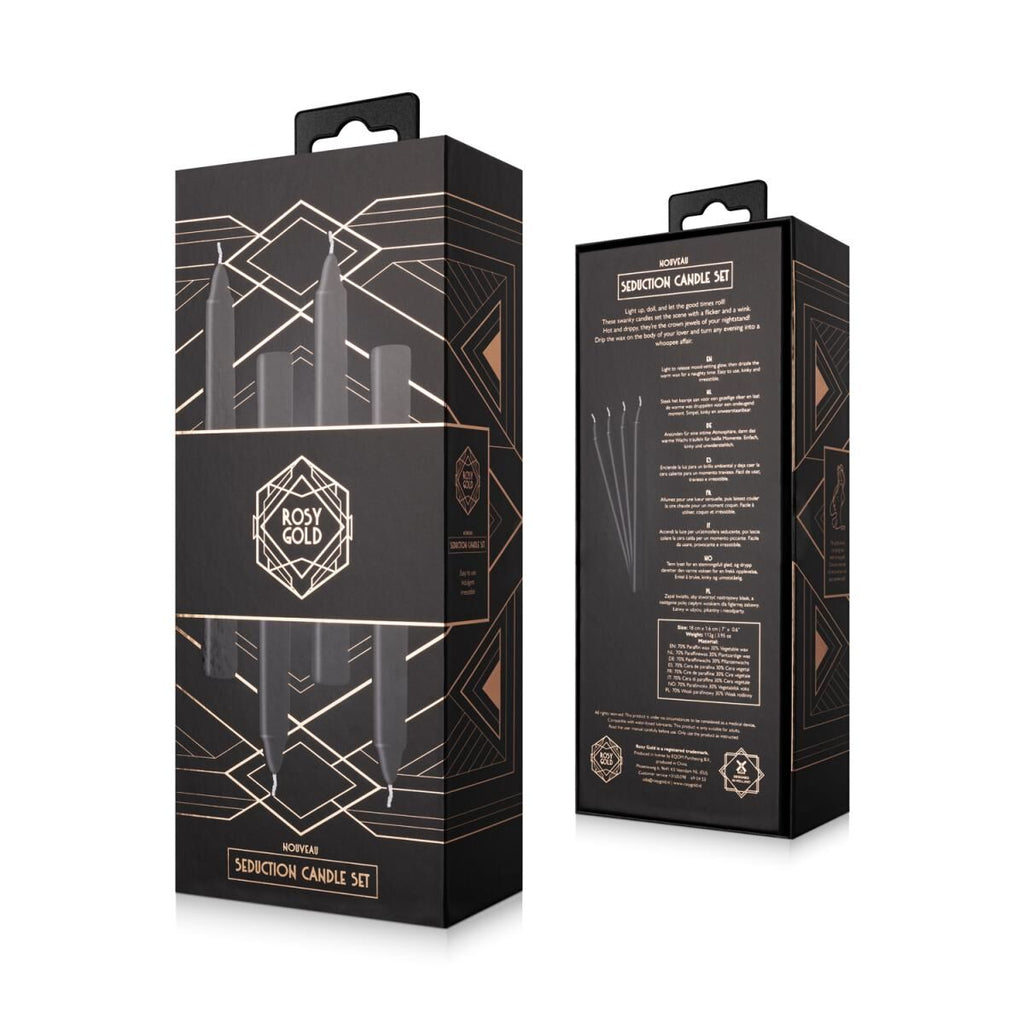 Набір свічок Rosy Gold Seduction Candle Set