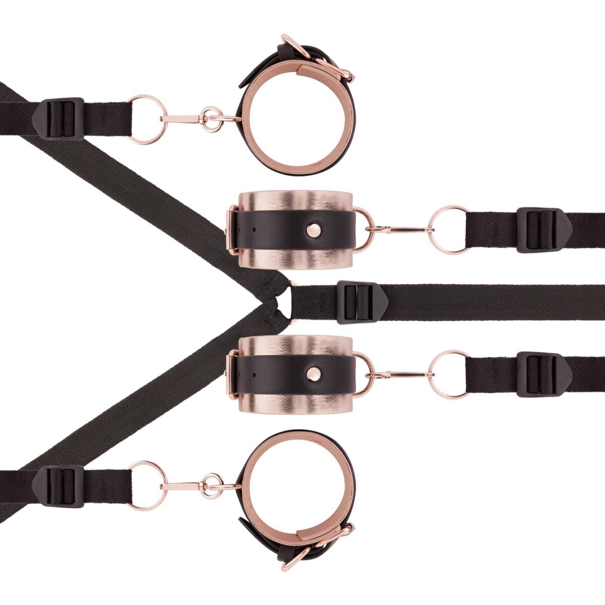 Фіксатор рук і ніг для ліжка Rosy Gold Under-Mattress Restraint Set